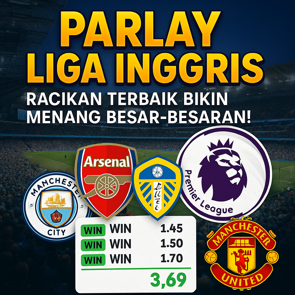 ⚽ Parlay Liga Inggris: Racikan Terbaik Bikin Menang Besar-Besaran di Musim Ini!